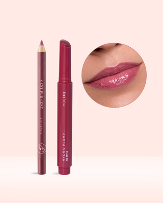Nude mauve lips bundel