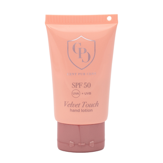 SPF50 velvet touch hand lotion