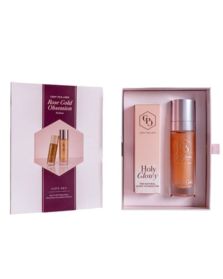 Rose gold obsession- foundation light & fixing spray