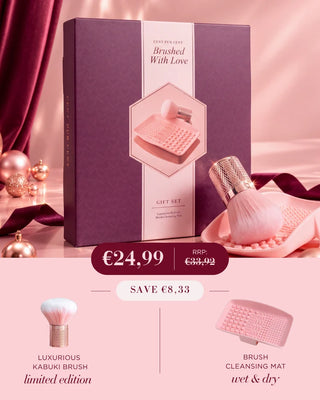Brushed with love- kabuki brush & cleansing mat